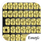 Logo of Theme Metallic Gold for Emoji Keyboard android Application 